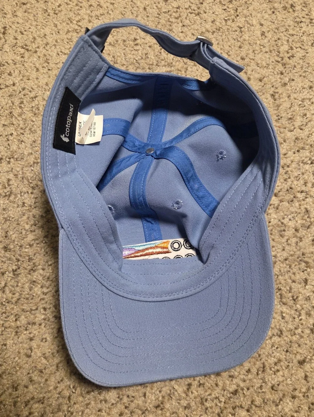 Cotopaxi Do Good Stripe Dad Hat Adjustable Blue Outdoors Ball Cap Baseball
